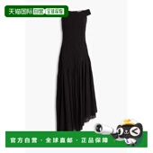 香港直邮Gabriela Hearst 女士 1h可退 Veloso 不对称露肩亚麻真