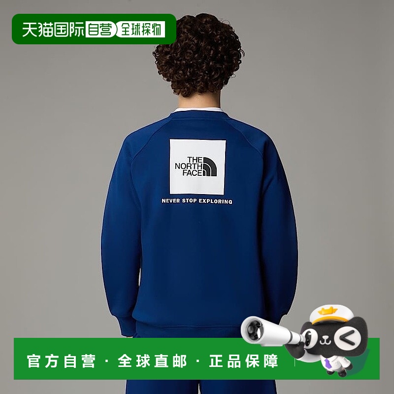自营欧洲直邮北面Redbox 男士插肩袖运动衫TheNorthFace羊毛