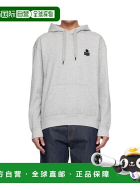 香港直邮Isabel Marant 徽标连帽卫衣 SW0050HAD1M05H帽衫