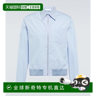 铆钉棉质宽身束腰夹克 1h可退 香港直邮Prada 普拉达 男士