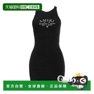 1h可退 香港直邮AMIRI 女士 短款连衣裙 black黑色 舒适时尚