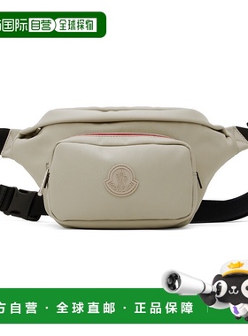 香港直邮Moncler 盟可睐 男士 灰褐色 Durance 腰包 J209A5M00005