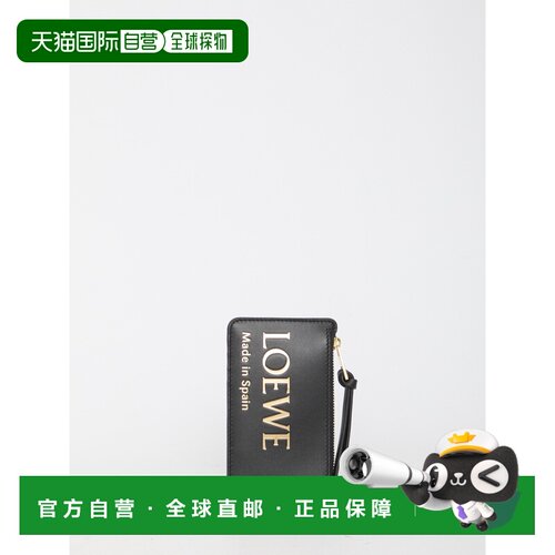 1h可退 香港直邮LOEWE 女士卡包 CLE0Z40X011100 SS2024 黑色 徽