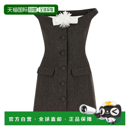 Self-Portrait 露肩迷你连衣裙 AW26076S包臀裙 【付后1h可退】