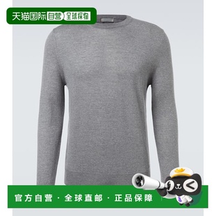 康钠丽 舒适时尚 男士 grey灰色 羊毛毛衣 香港直邮Canali