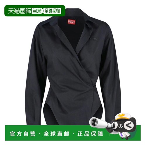 1h可退 欧洲直邮DIESEL 女士外套 A200600EPCL9XX SS2026 黑色 长