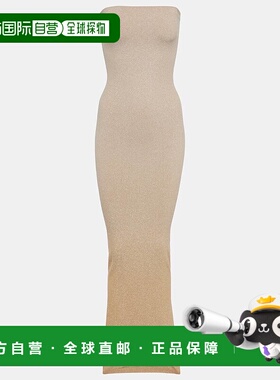 1h可退 香港直邮Wolford 女士 褪色光面抹胸长款连衣裙 001012