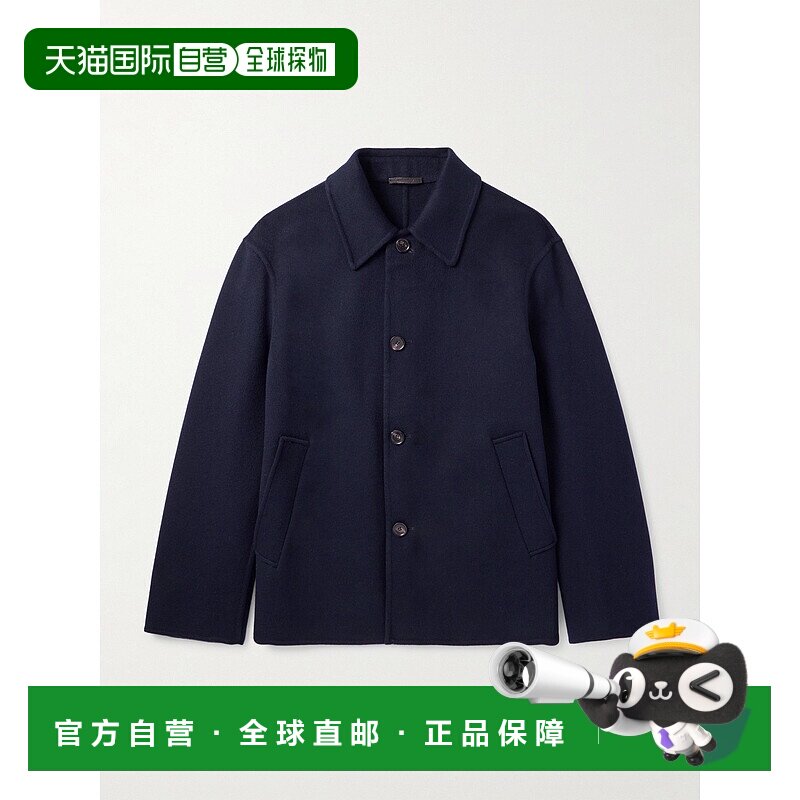 香港直邮Loro Piana 诺悠翩雅 男士 Ali 羊绒宽身束腰夹克 FAO317