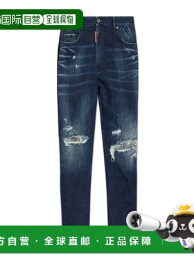 香港直邮Dsquared2 多口袋牛仔长裤 S74LB1682S30664