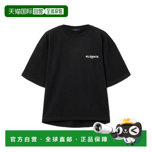1h可退 香港直邮ALL SAINTS 女士T恤 W140JEBLACK SS2026 黑色 短