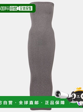 1h可退 香港直邮Wolford 女士 褪色光面无肩带中长连衣裙 001012