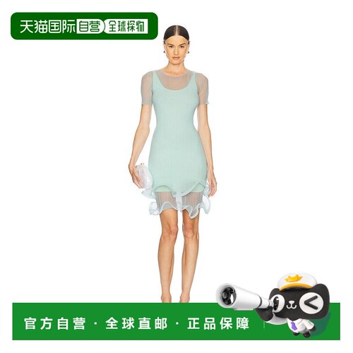 香港直邮Simkhai 女士 Jett 短袖迷你连衣裙 2251【付后1h可退】
