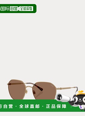 自营欧洲直邮Ralph Lauren拉夫劳伦 Heritage男士金色金属太阳镜