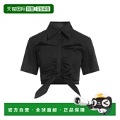 香港直邮Pinko 纯色衬衫 品高 1h可退 女士 Blouses black黑色 舒