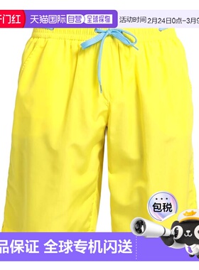 香港直邮Moschino 莫斯奇诺 男士 泳裤 yellow黄色 舒适时尚
