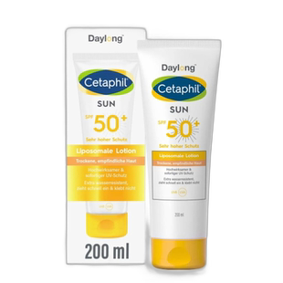 欧洲直邮Cetaphil SPF50+保湿防晒乳 200ml丝塔芙防晒霜正品护肤
