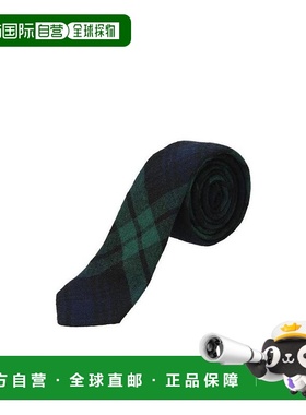 香港直邮Burberry Burberry Ties Men Virgin Wool Green Blue Na