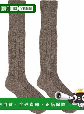 香港直邮Maison Margiela 马丁 马吉拉 男士 棕色 Bootleg 高筒袜