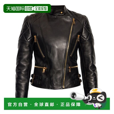 1h可退 香港直邮versace 范思哲 女士 GIACCA DI AGNELLO 皮革夹