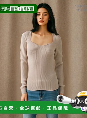 香港直邮Isabel Marant 徽标长袖针织套衫针织衫 PU0083FAA1L45I