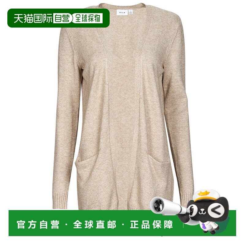 欧洲直邮Vila  VIRIL 女装开衫 14044041-NATURAL-MELANGE-NOOS