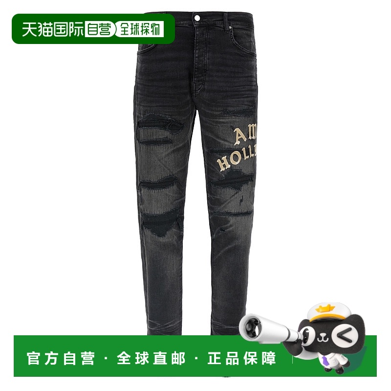 1h可退 香港直邮AMIRI 男士 ' Hollywood' 牛仔裤 AMDNSY1152FADE