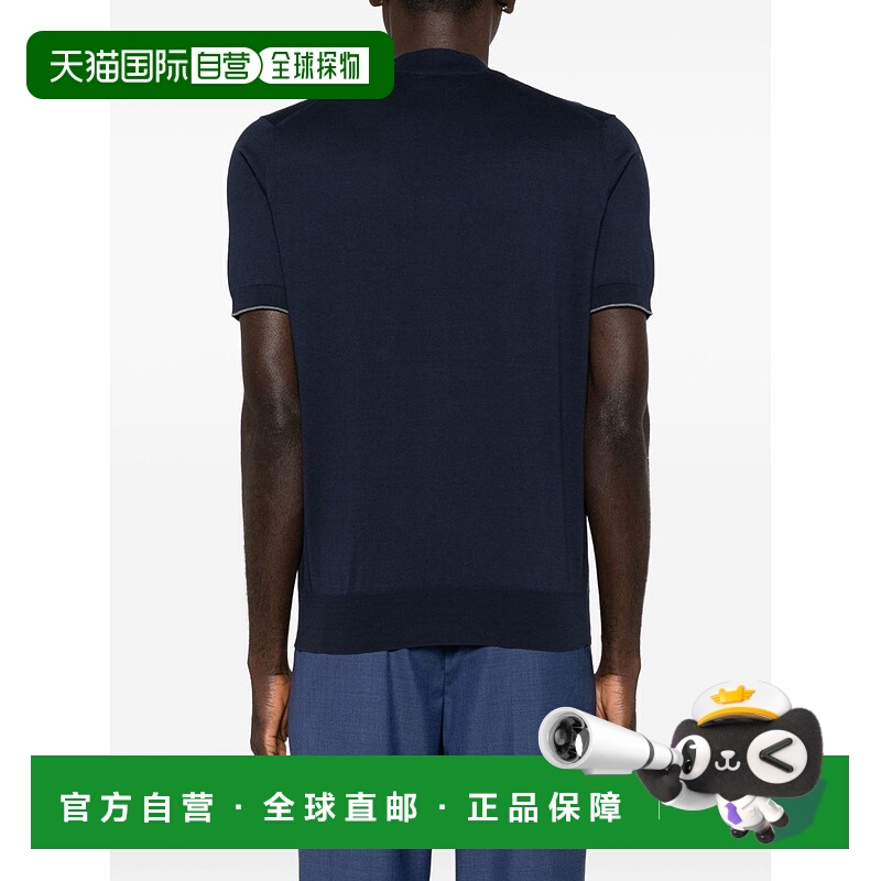 香港直邮Brunello Cucinelli 布内罗 古奇拉利 男士 蓝色毛线衫 M