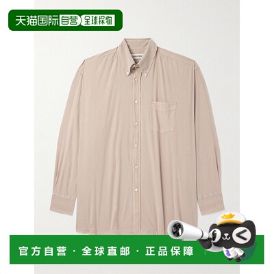 1h可退 香港直邮Our Legacy 男士 Borrowed 领尖带扣式棉纱衬衫 M