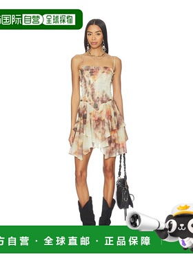 1h可退 香港直邮ISABEL MARANT 女士 Anka 连衣裙 RO0246FAD1J13E