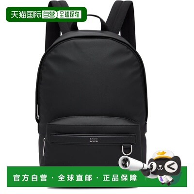 1h可退 香港直邮BOSS 波士 男士 黑色 Smooth & Structured 双肩
