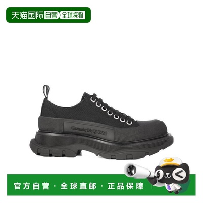 1h可退 香港直邮ALEXANDER MCQUEEN 女士 Tread Slick厚底系带休