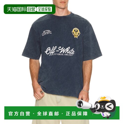 香港直邮off-white/Royal Team Skate T男士T恤 支付后1h可退