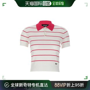 Polo 条纹针织 女士 香港直邮Dsquared2 S72HA1194D130 二次方 衫