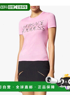 香港直邮Versace 铆钉T恤 10091991A06207短袖