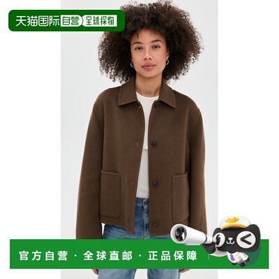 1h可退 香港直邮VINCE 女士 Cash 羊毛短款夹克  舒适时尚