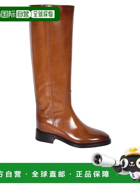 欧洲直邮SANTONI 女士靴子WSHM58900BJ2BLESM40长筒粗跟长筒靴