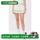 RICH 女士 香港直邮SPORTY Serif 徽标褶裥半身裙A字裙百褶裙