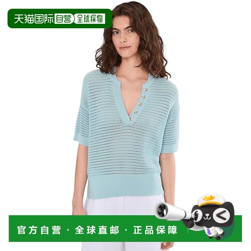 美国直邮VARLEY 女士 Callie 针织毛衣 blue蓝色 【付后1h可退】