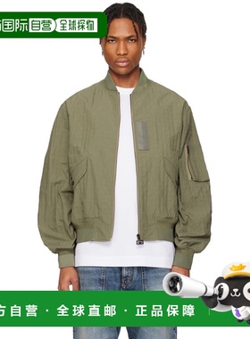 1h可退 香港直邮Givenchy 纪梵希 男士 绿色 Monogram 72 飞行员