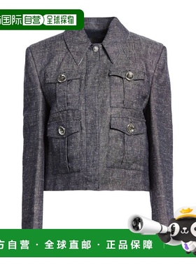 1h可退 香港直邮Givenchy 纪梵希 女士 牛仔布夹克 blue蓝色 舒适