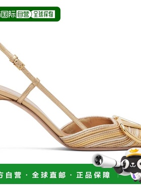 香港直邮valentino 华伦天奴 女士 金色 VLogo Signature Metalli