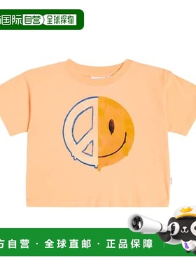1h可退 香港直邮Molo 女童 Roxanna 印花棉质T恤童装 orange橙色