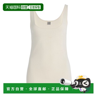 香港直邮TOTÊME 舒适时尚 女士 white白色 紧身针织背心 1h可退