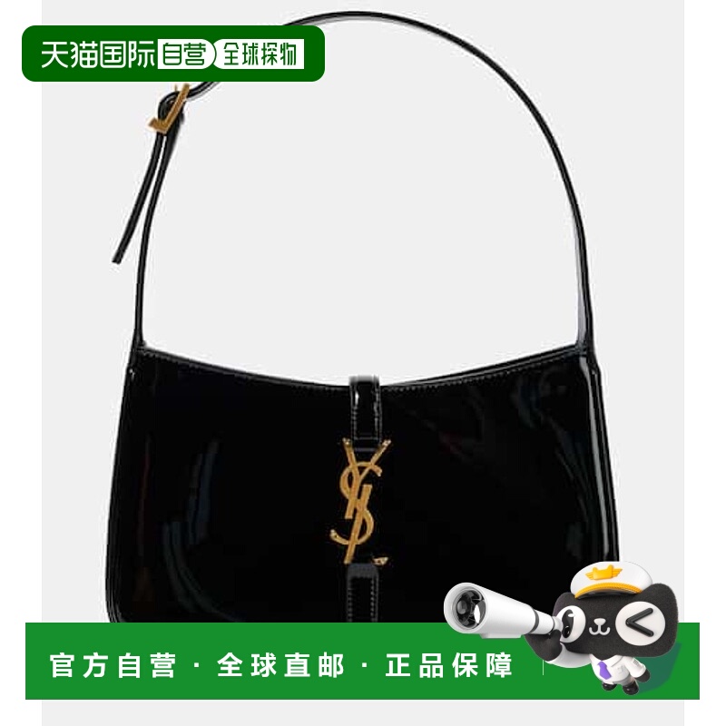 香港直邮Saint Laurent 圣罗兰 女士 Le 5 à 7 漆皮肩包