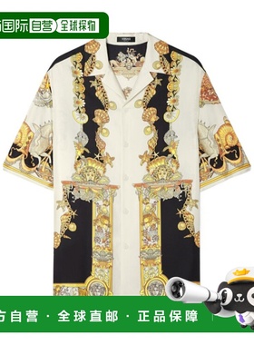 香港直邮Versace CORAL THEATRE真丝衬衫 10039261A14567范思哲