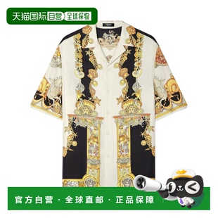 香港直邮Versace CORAL THEATRE真丝衬衫 10039261A14567范思哲