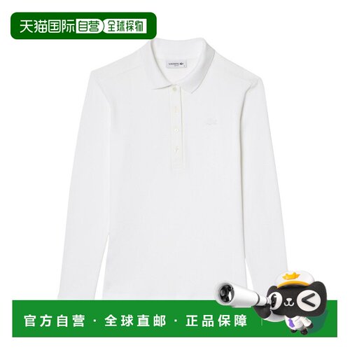 香港直邮LACOSTE 女士POLO衫 PF5464001 AW2025 白支付后1h可退