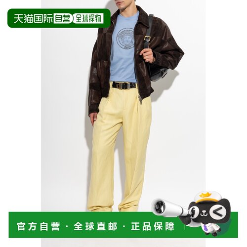 1h可退 香港直邮VERSACE 男士T恤 10264521A187731UR90 AW2026 蓝