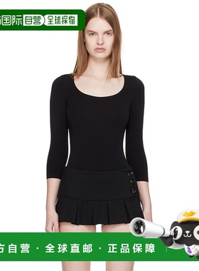 香港直邮Wolford 女士 黑色 Tokio String 连体衣 76070性感