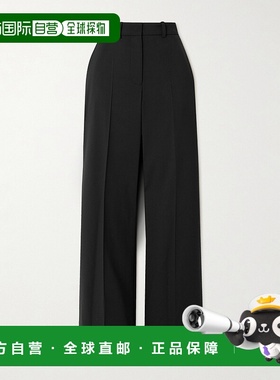 香港直邮JOSEPH 约瑟夫 女士 Morissey 褶裥弹力羊毛斜纹布直筒裤